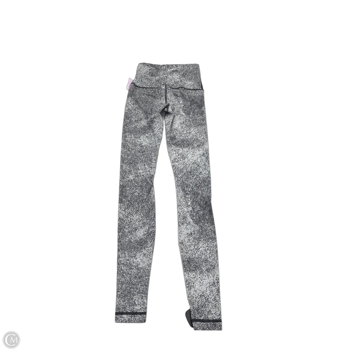Athletic Leggings By Lululemon In Black & Grey, Size: 4