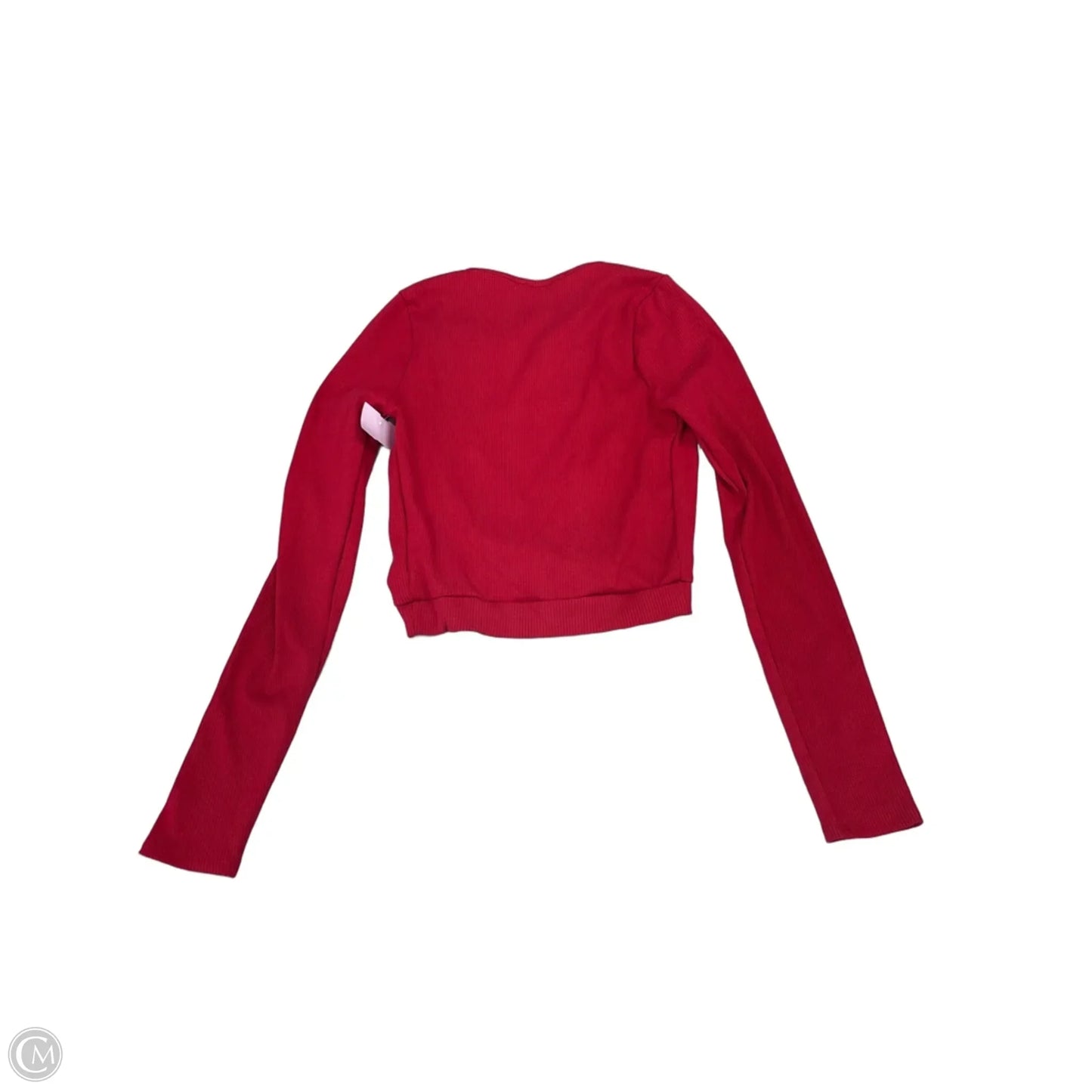 Top Long Sleeve By Lulus In Red, Size: Xs
