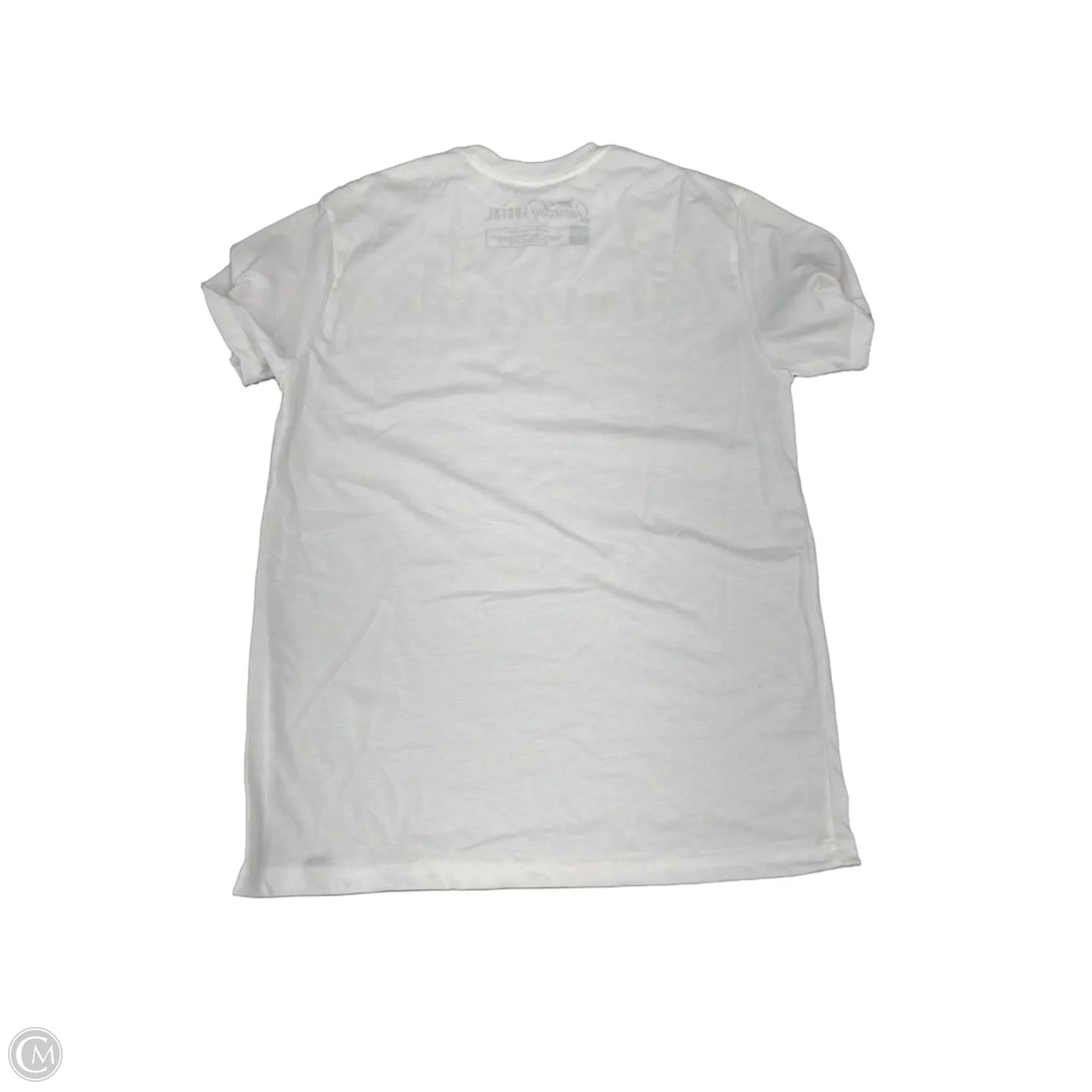Top Short Sleeve By Cme In White, Size: S