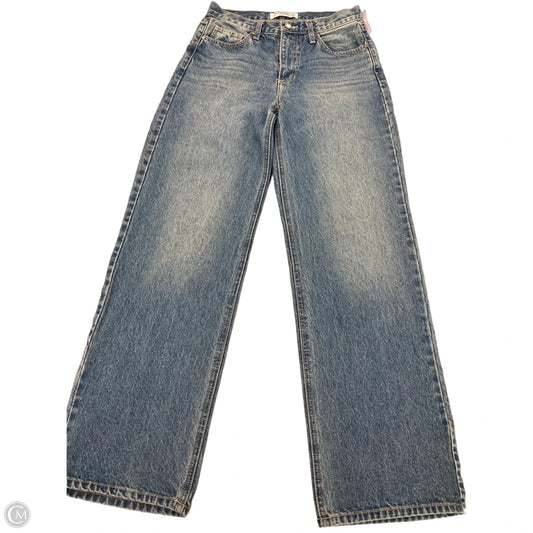 Jeans Wide Leg By Just Black In Blue Denim, Size: 27