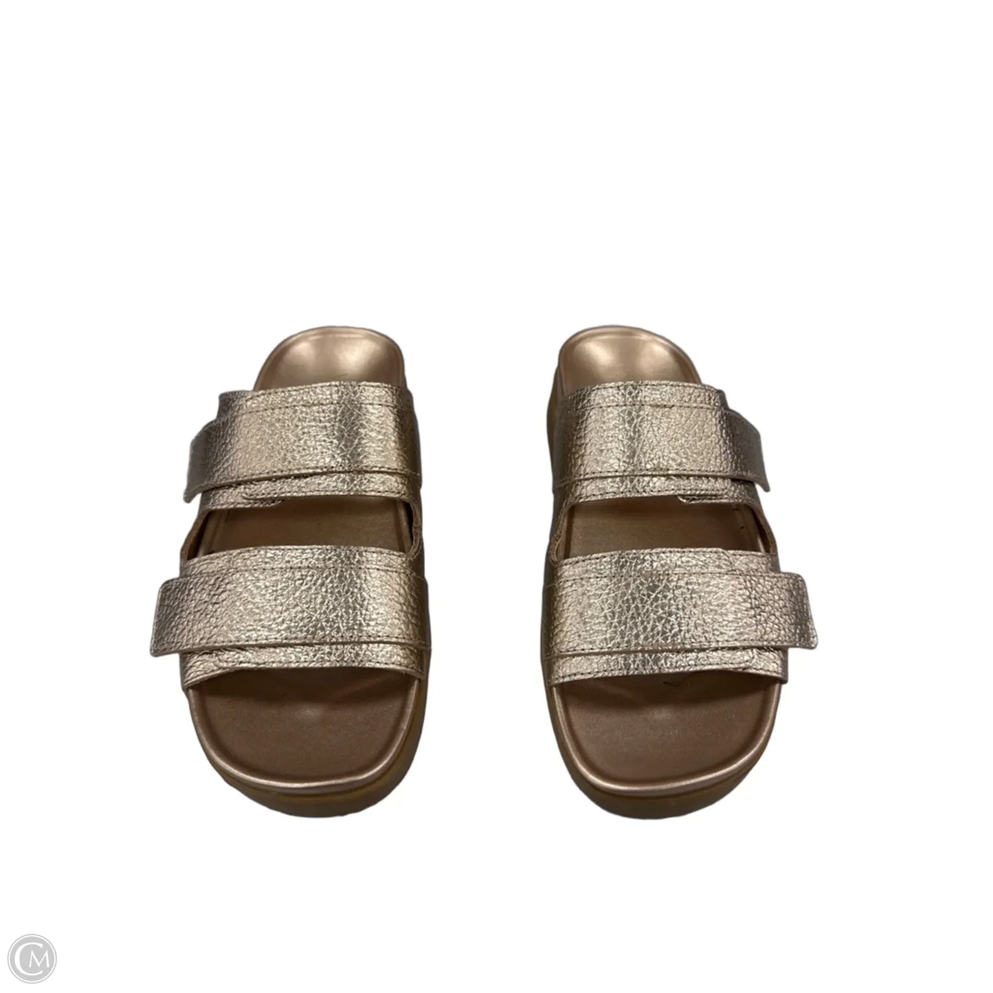 Sandals Flats By Vionic In Rose Gold, Size: 7