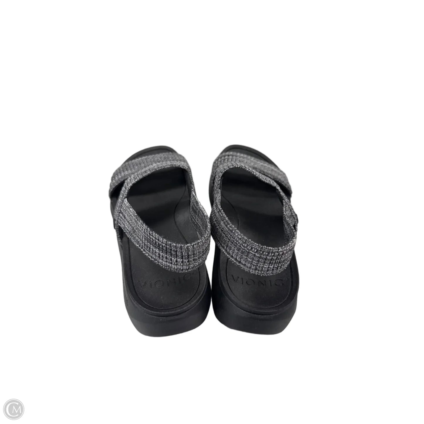 Sandals Flats By Vionic In Black, Size: 7