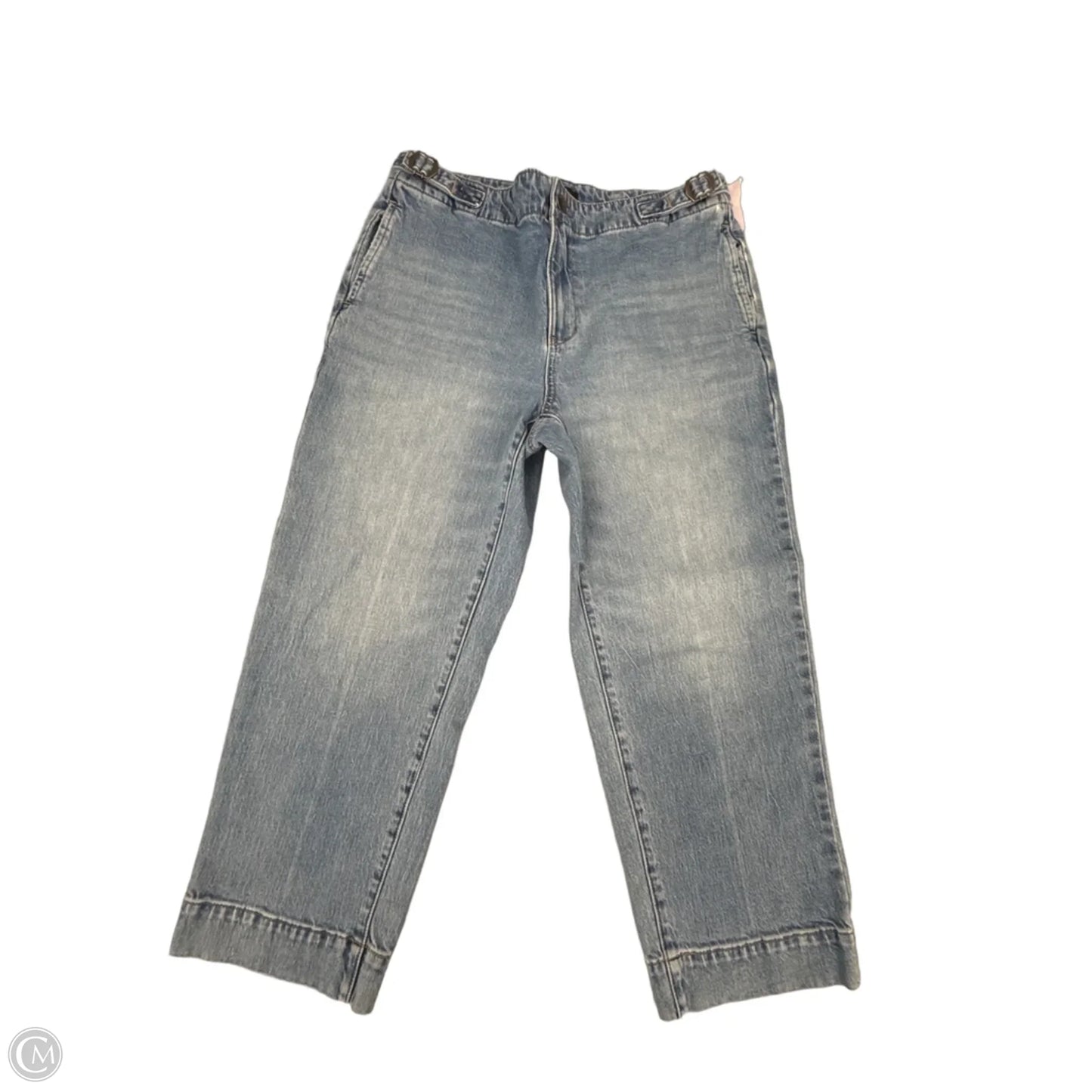 Jeans Cropped By Talbots In Blue Denim, Size: 8p
