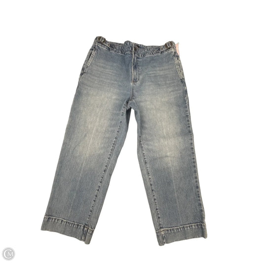 Jeans Cropped By Talbots In Blue Denim, Size: 8p