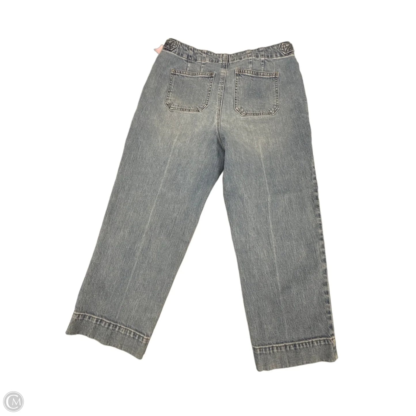 Jeans Cropped By Talbots In Blue Denim, Size: 8p