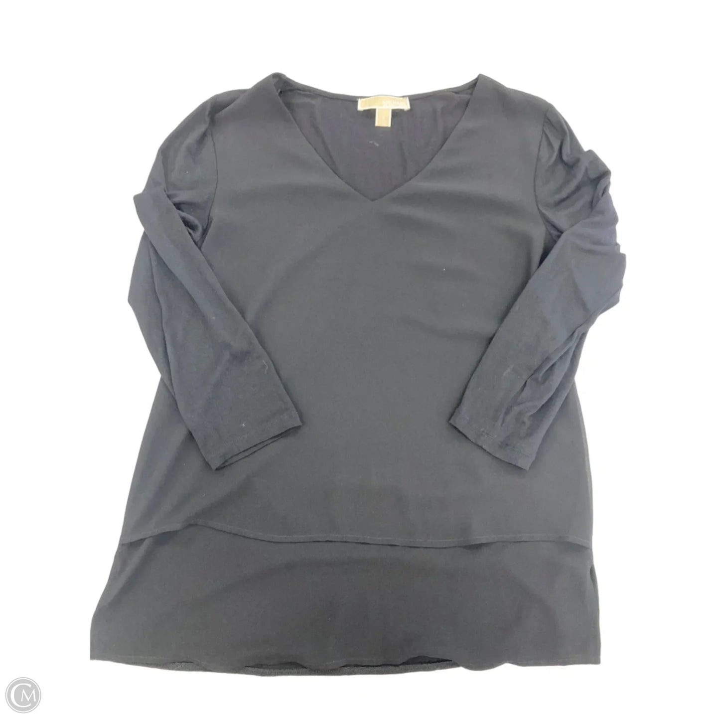 Top Long Sleeve By Michael By Michael Kors In Black, Size: S