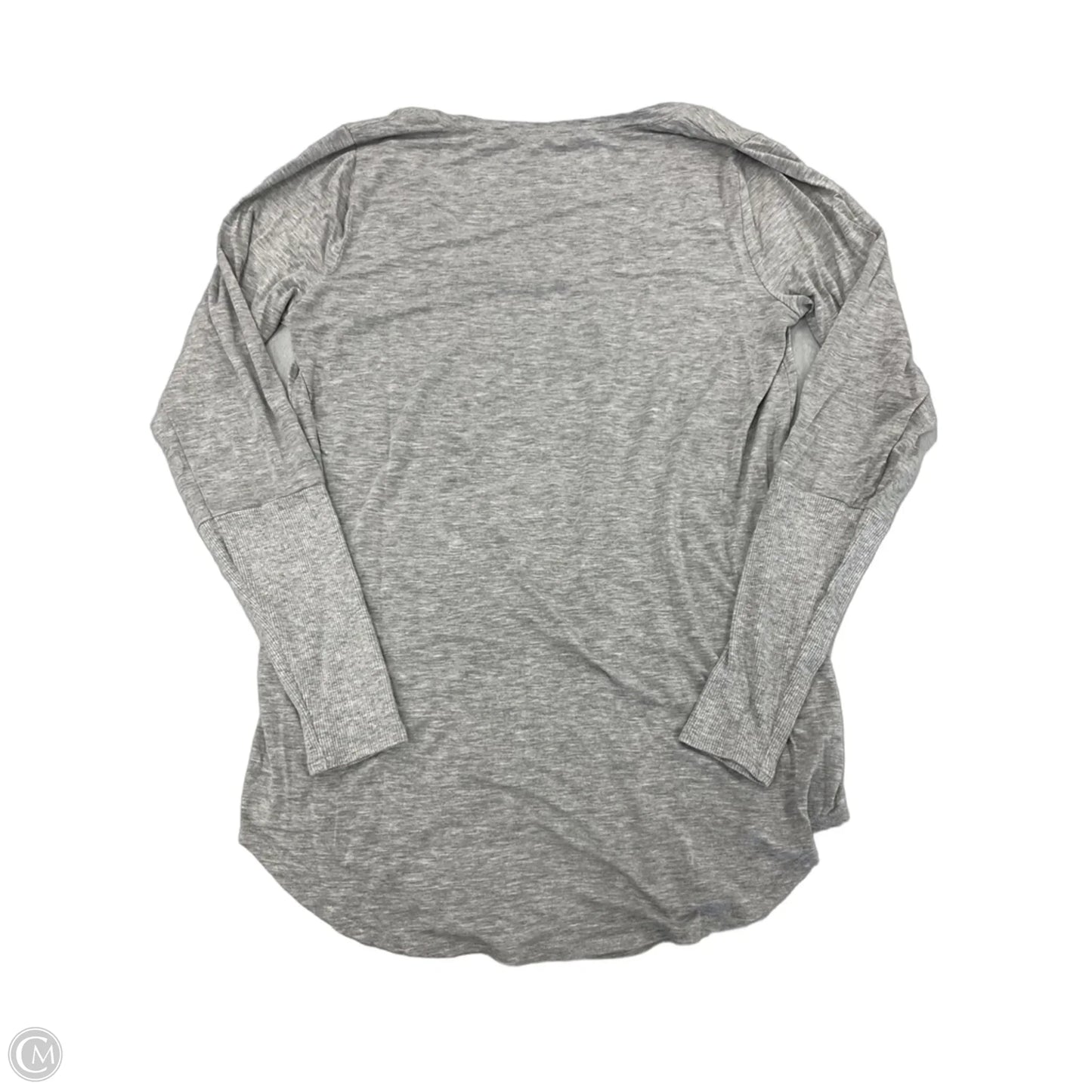Top Long Sleeve By Three Dots In Grey, Size: M