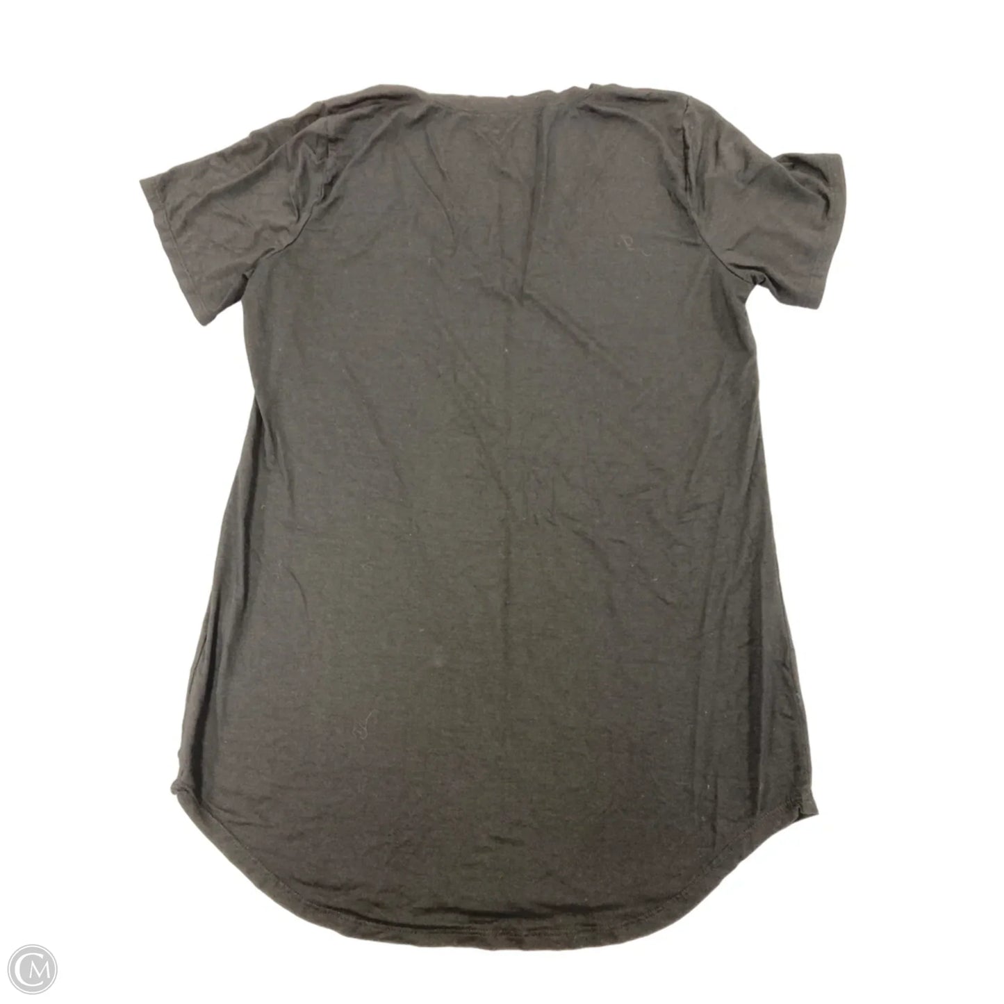 Top Short Sleeve By Three Dots In Black, Size: S