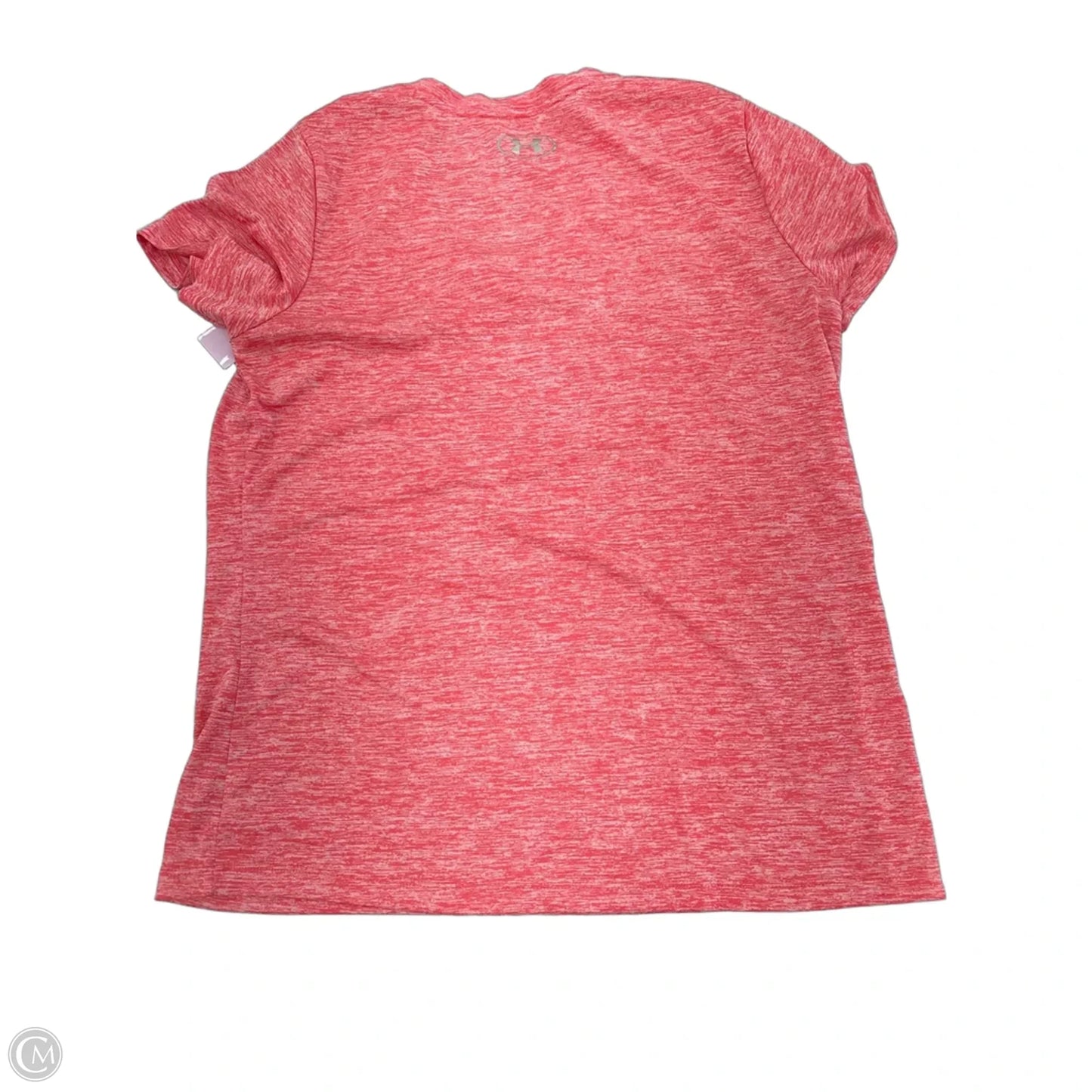 Athletic Top Short Sleeve By Under Armour In Pink, Size: L