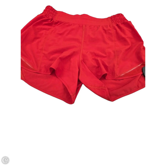Athletic Shorts By Lululemon In Orange, Size: 10