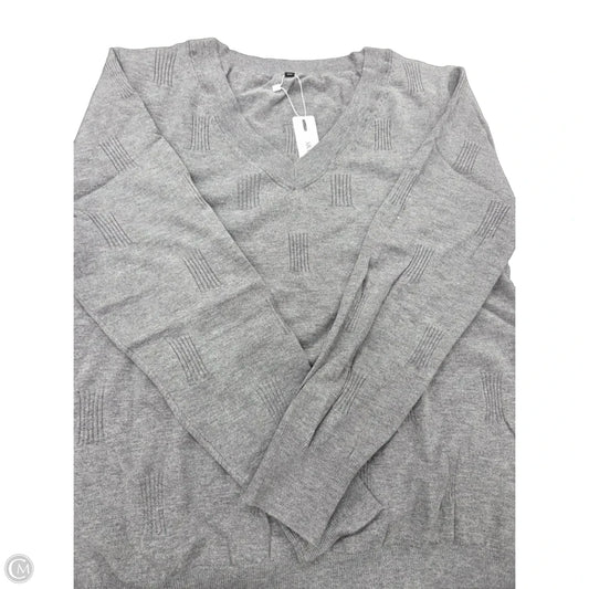 Top Long Sleeve By Cmf In Grey, Size: Xl