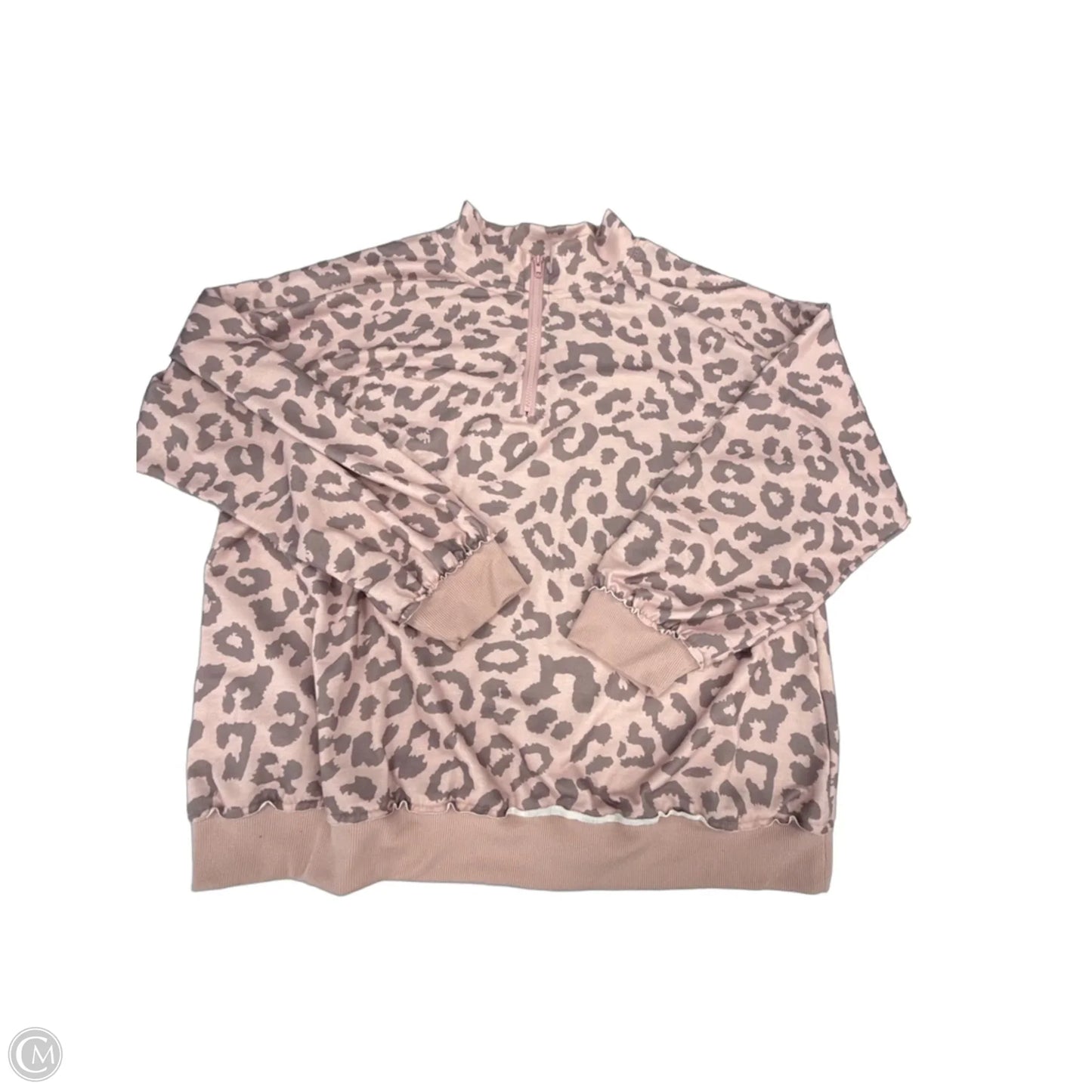 Top Long Sleeve By Cmf In Pink, Size: Xxl