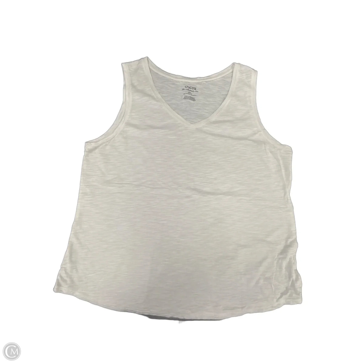 Tank Top By Chicos In White, Size: Xl