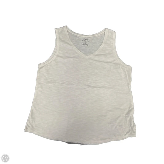 Tank Top By Chicos In White, Size: Xl