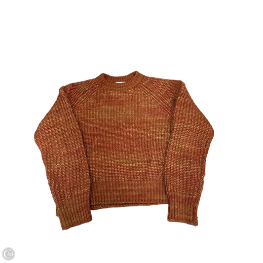 Sweater By Evereve In Brown & Gold, Size: S