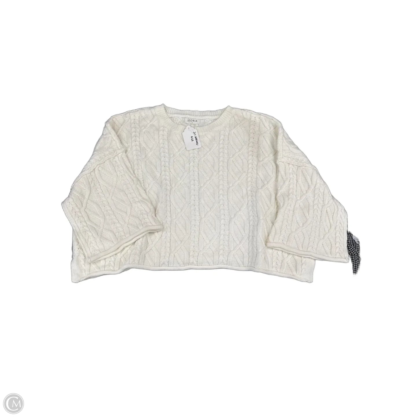 Sweater By Storia In White, Size: M