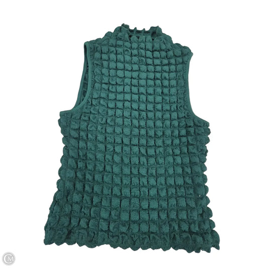 Top Sleeveless By Entro In Green, Size: M