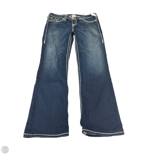 Jeans Boot Cut By True Religion In Blue Denim, Size: 14