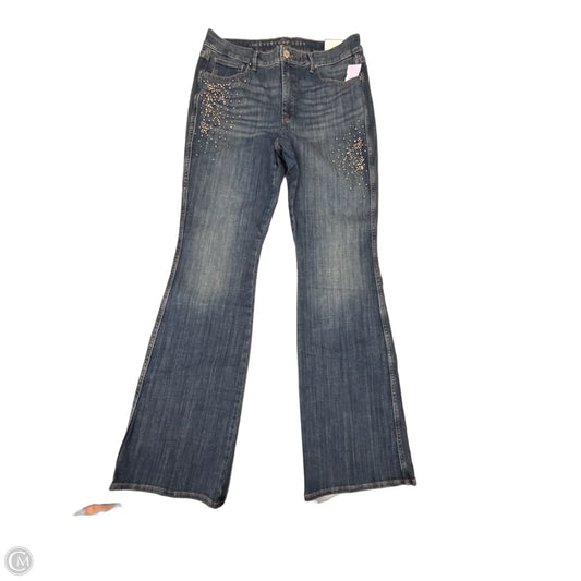 Jeans Boot Cut By White House Black Market In Blue Denim, Size: 12