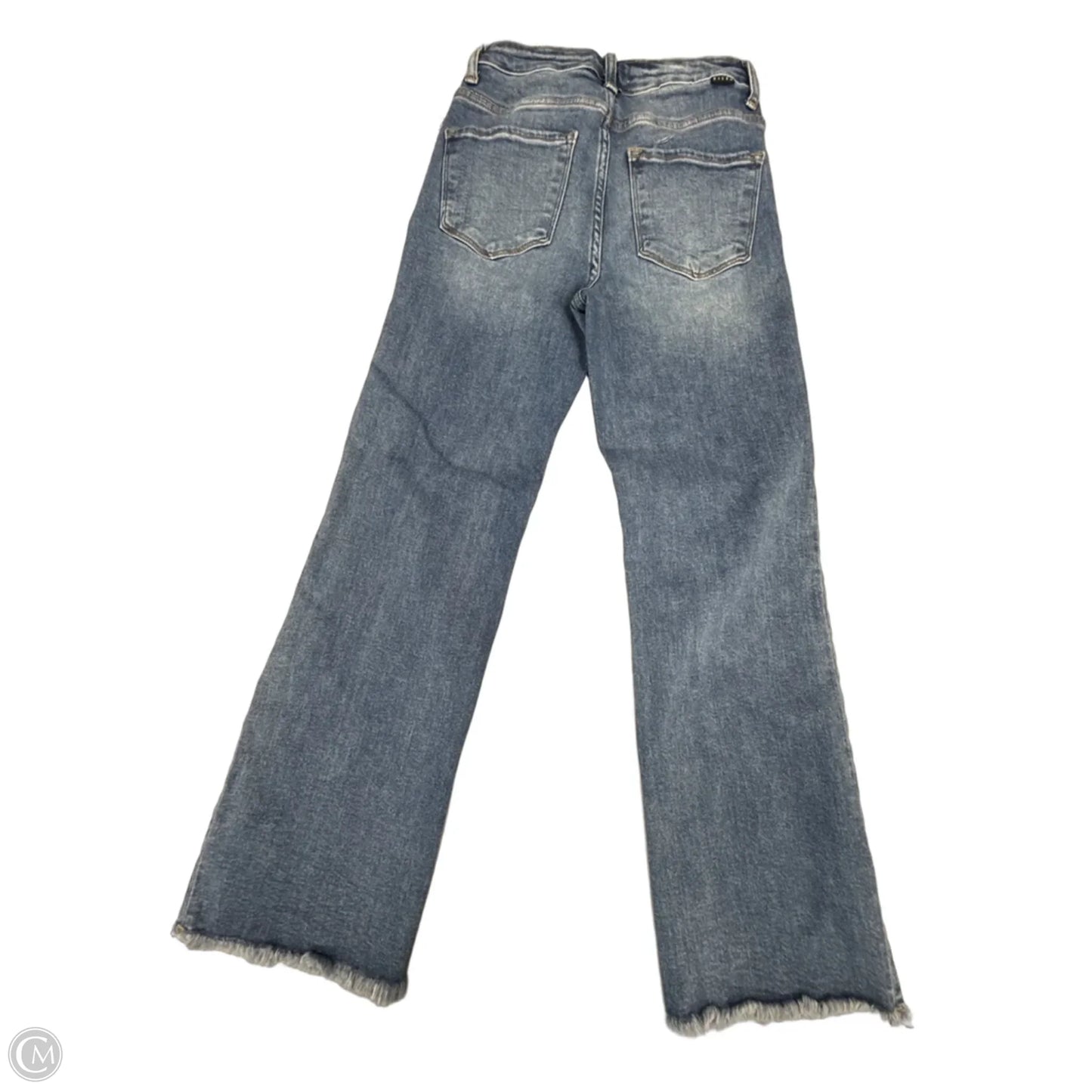 Jeans Straight By Risen In Blue Denim, Size: 4