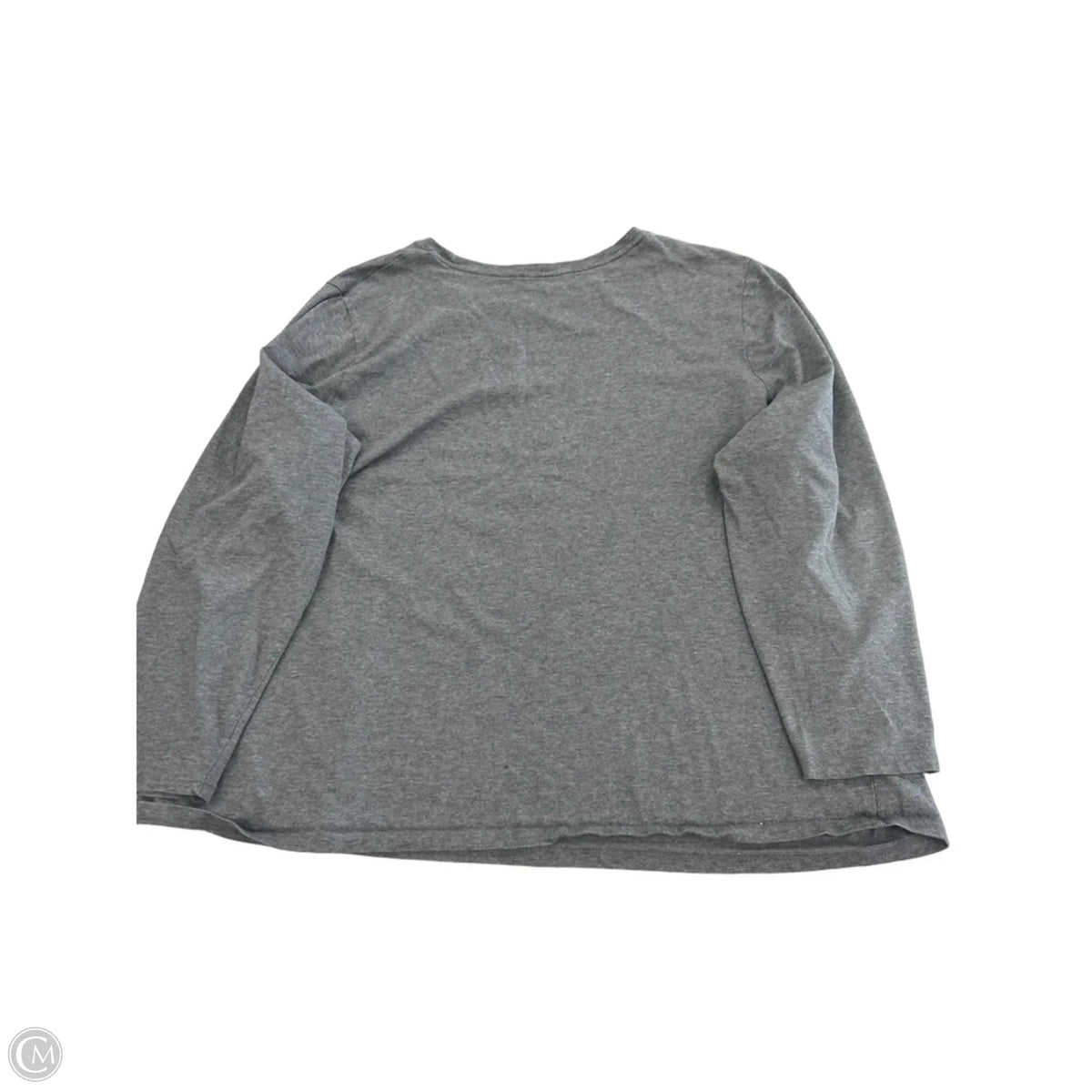 Top Long Sleeve By Lands End In Grey, Size: 2x