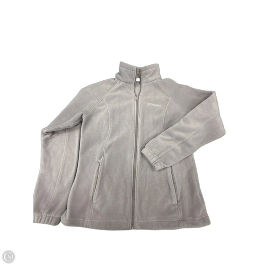 Jacket Fleece By Columbia In Mauve, Size: L
