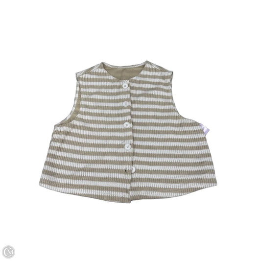 Top Sleeveless By Missguided In Cream & White, Size: M