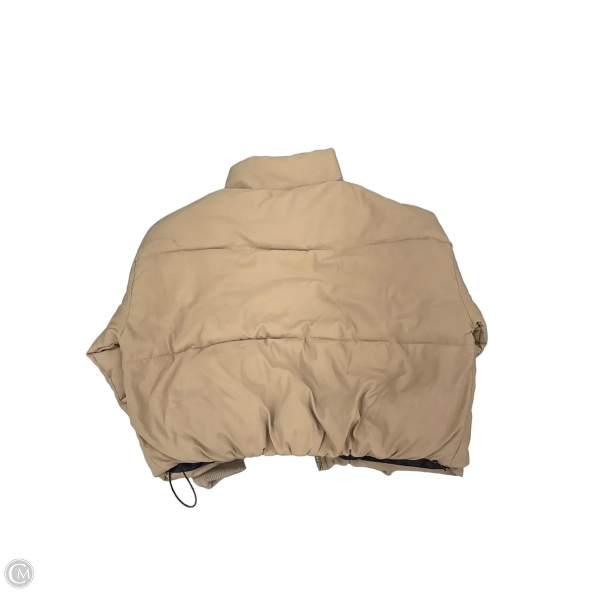 Coat Puffer & Quilted By Shein In Tan, Size: M