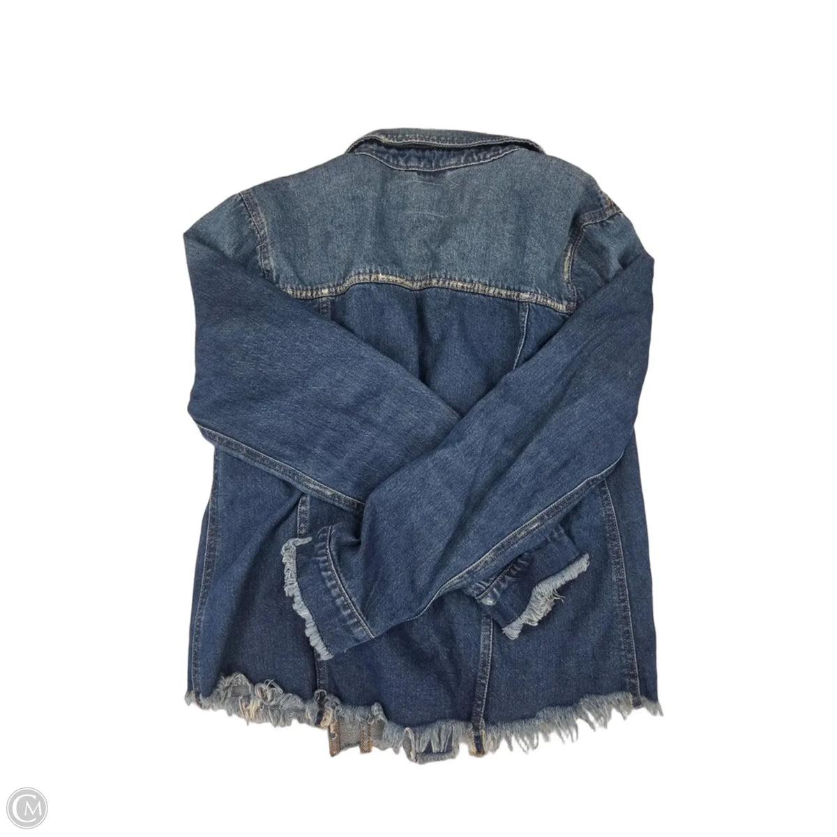 Jacket Denim By William Rast In Blue Denim, Size: L