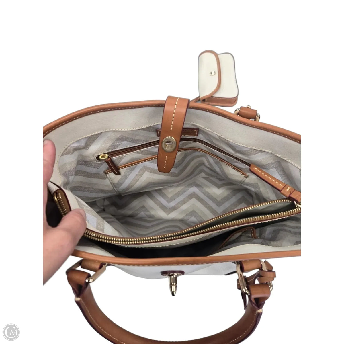 Handbag Designer By Dooney And Bourke, Size: Large