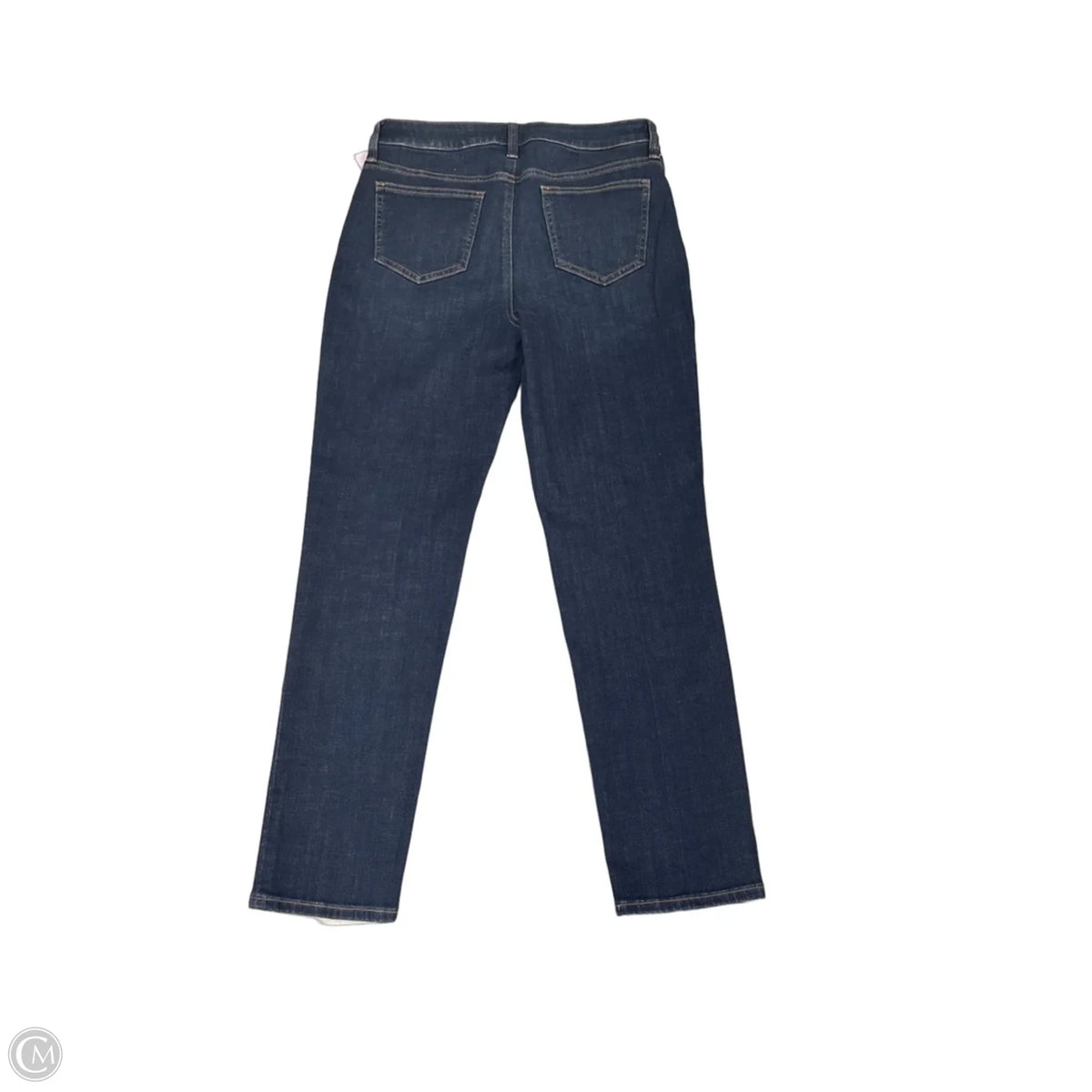 Jeans Straight By Chicos In Blue Denim, Size: 6