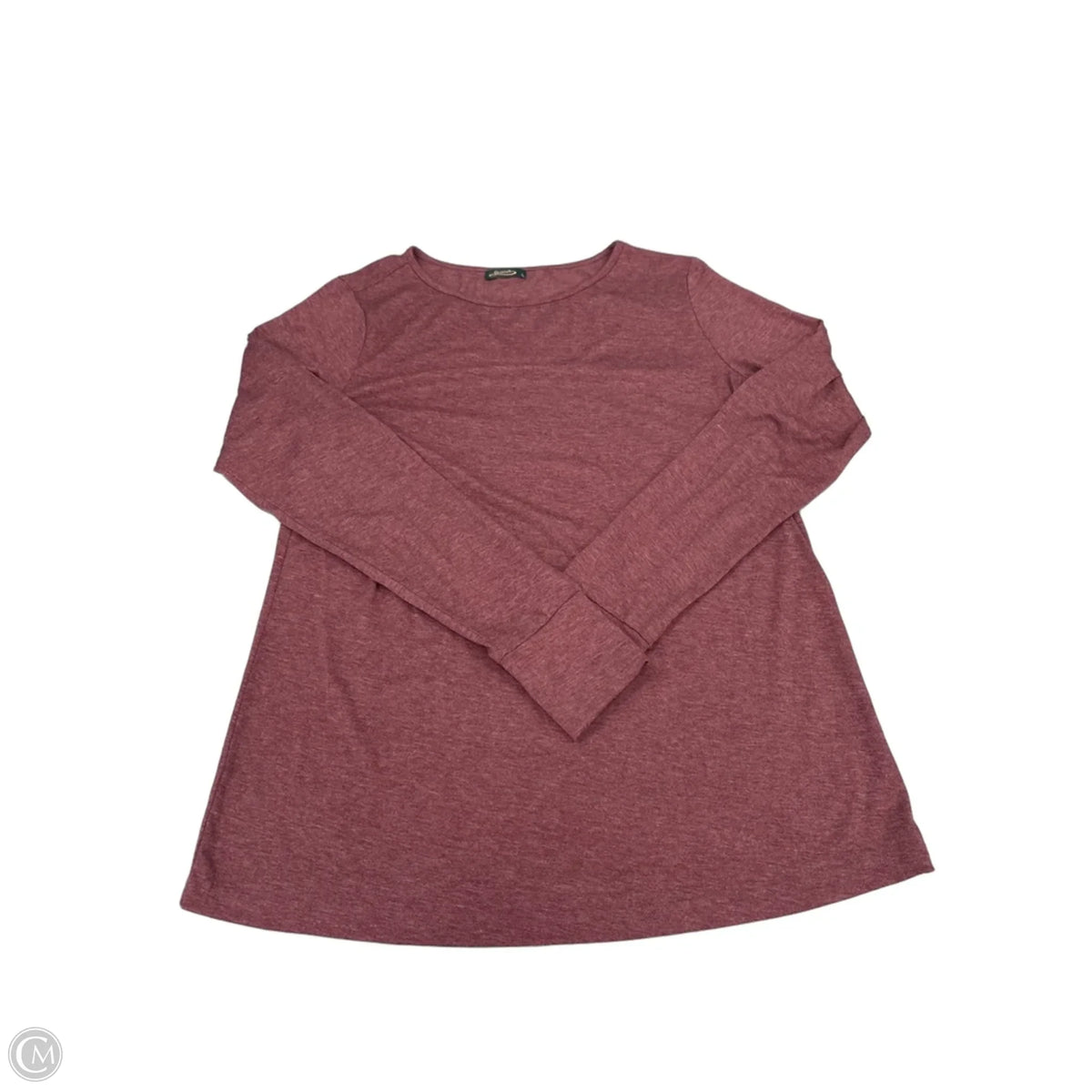 Top Long Sleeve By Ofeefan In Red, Size: L