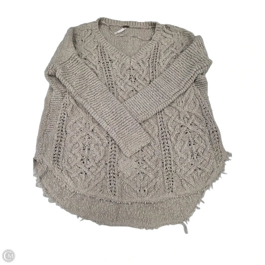 Sweater By Free People In Taupe, Size: S