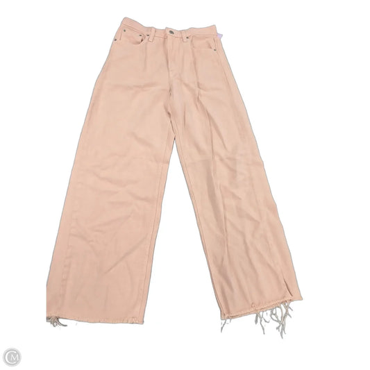 Pants Wide Leg By Uniqlo In Peach, Size: 2