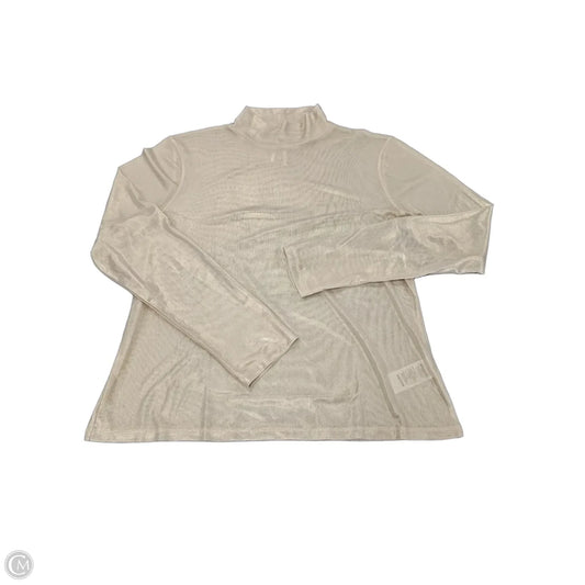 Top Long Sleeve By Anthropologie In Gold, Size: Xl