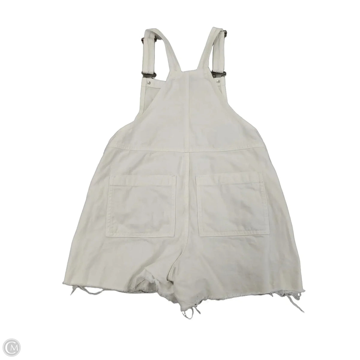Shortalls By Universal Thread In White Denim, Size: Xs