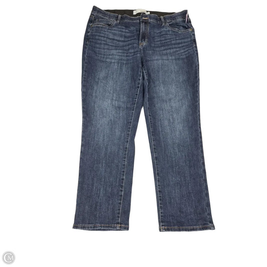 Jeans Straight By Sonoma In Blue Denim, Size: 16w