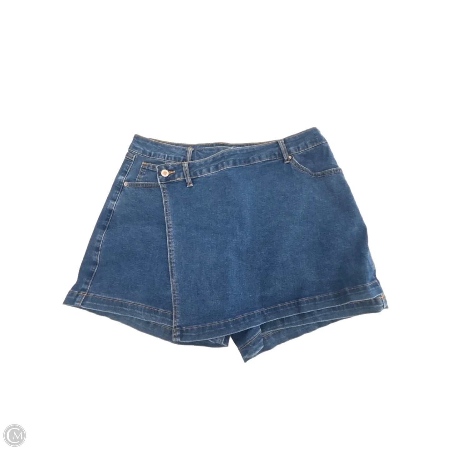 Shorts By Sidefeel In Blue Denim, Size: 16