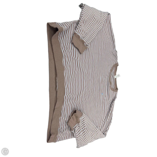 Top Long Sleeve By Zyia In Brown, Size: Xl