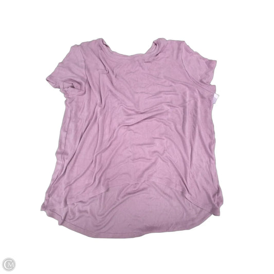 Top Short Sleeve By Athleta In Pink, Size: M