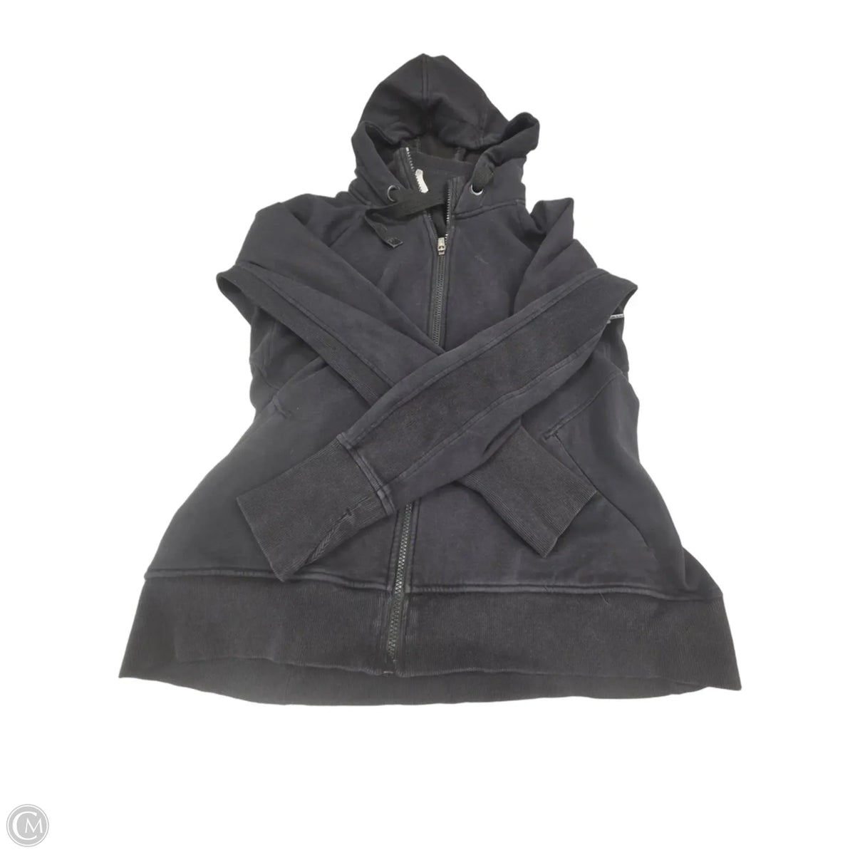 Athletic Jacket By Athleta In Black, Size: L