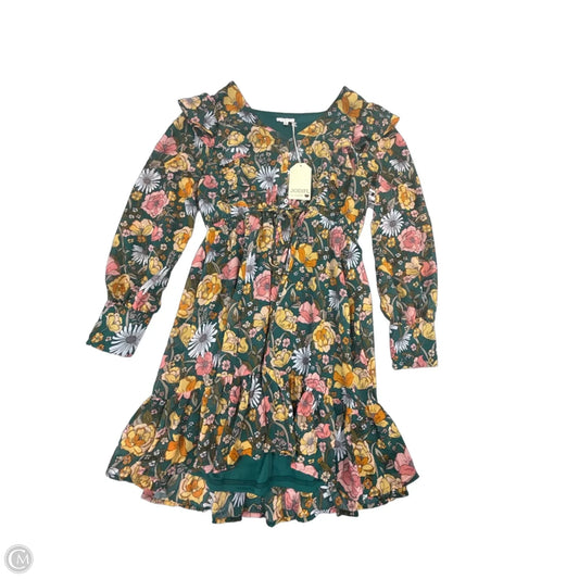 Dress Casual Short By Jodifl In Floral Print, Size: S