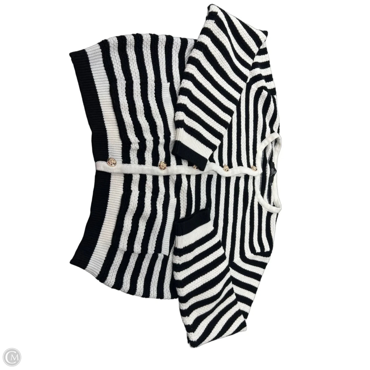 Sweater By Lillusory In Black & White, Size: M