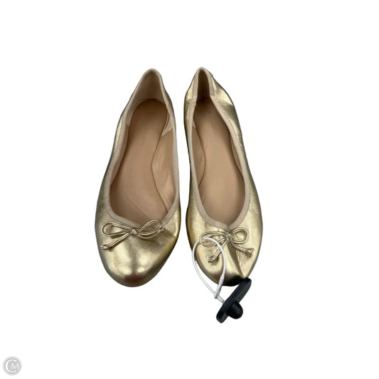 Shoes Flats By Banana Republic In Gold, Size: 7.5