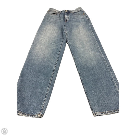 Jeans Straight By Madewell In Blue Denim, Size: 4