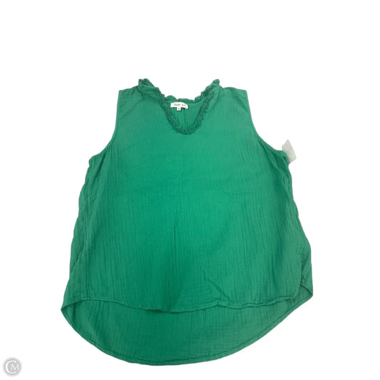 Top Sleeveless By Another Love In Green, Size: L