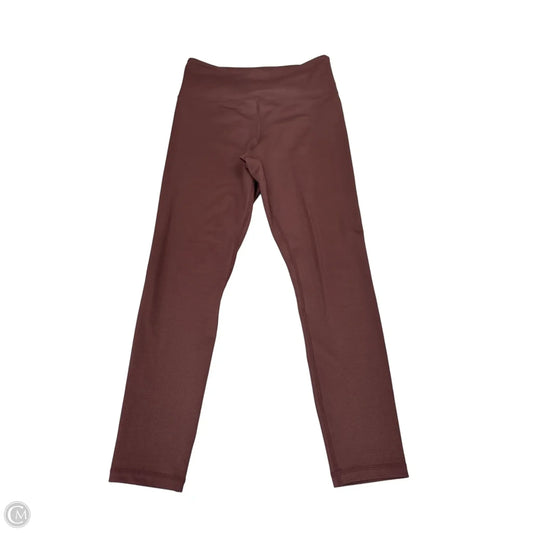 Athletic Leggings By Zyia In Brown, Size: M