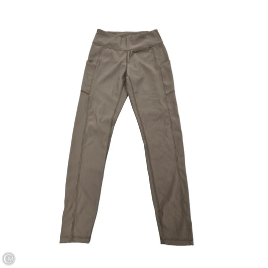 Athletic Leggings By Rae Mode In Tan, Size: S