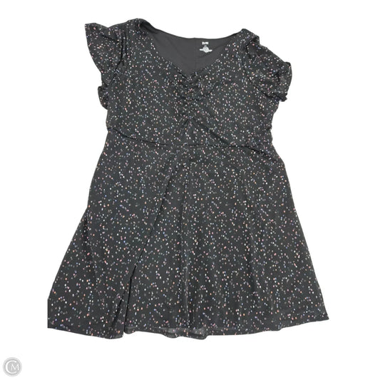 Dress Casual Short By Evri In Black, Size: 2x