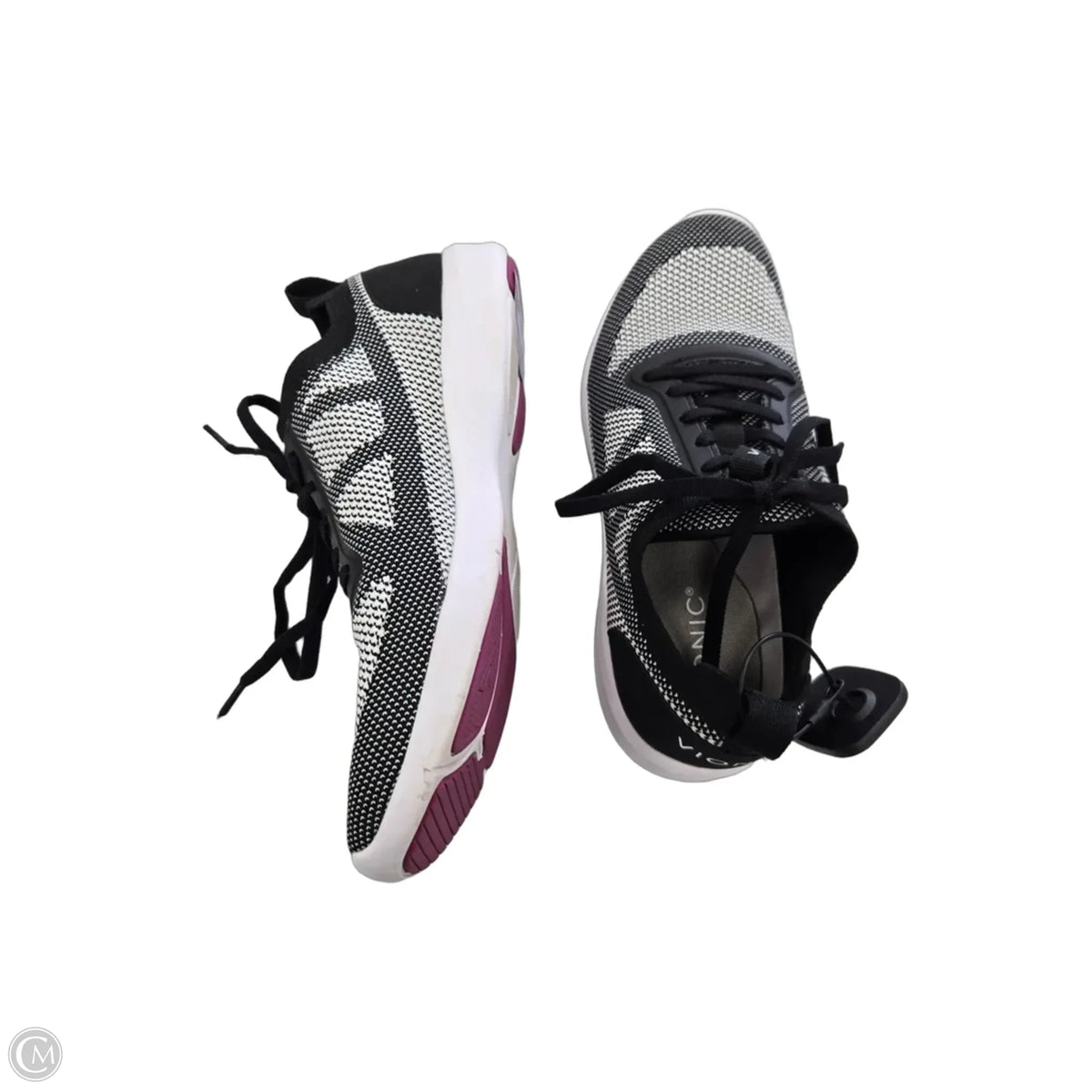 Shoes Sneakers By Vionic In Black & White, Size: 8